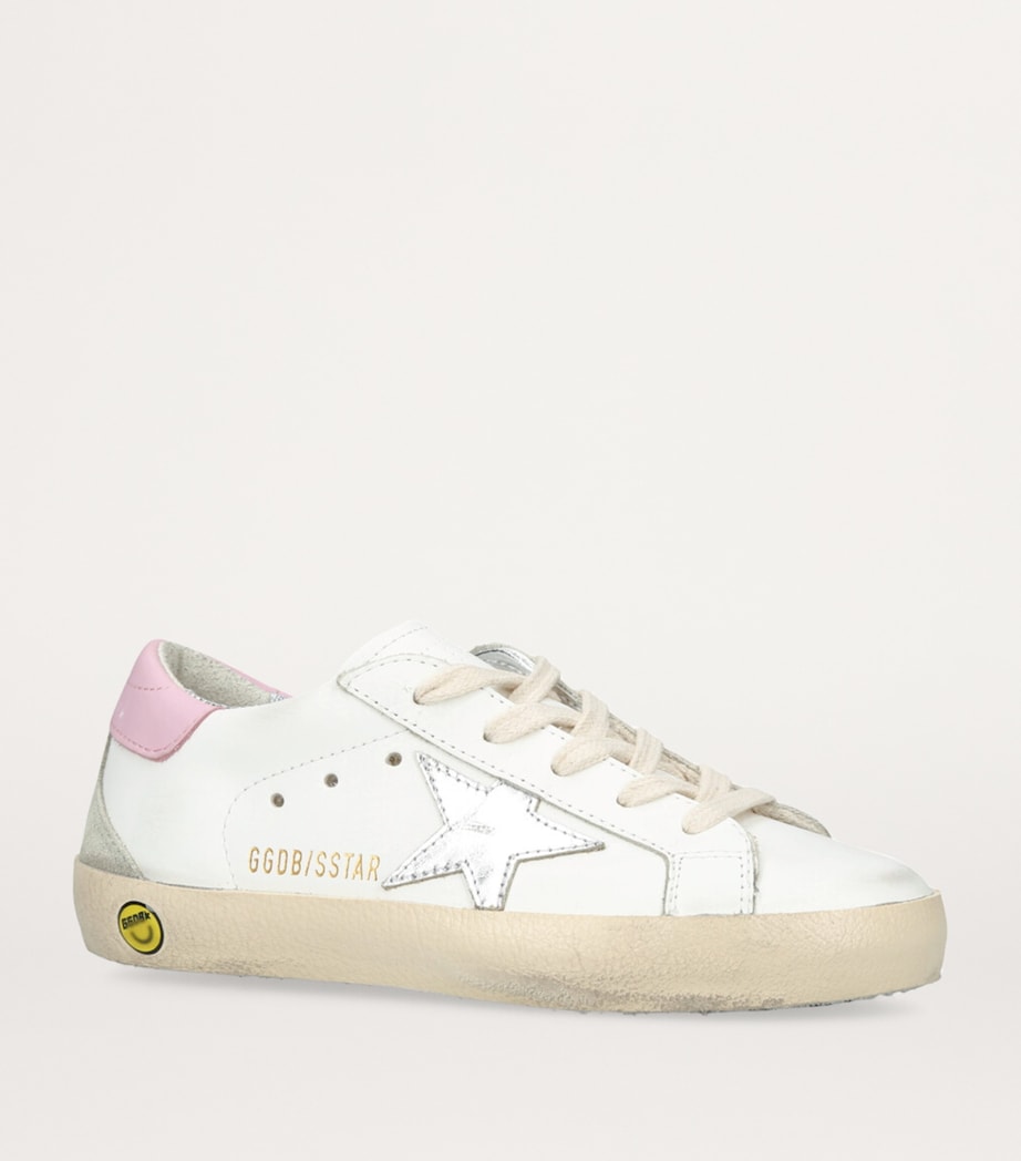 Leather Super Star Sneakers SILVER COM Image 3
