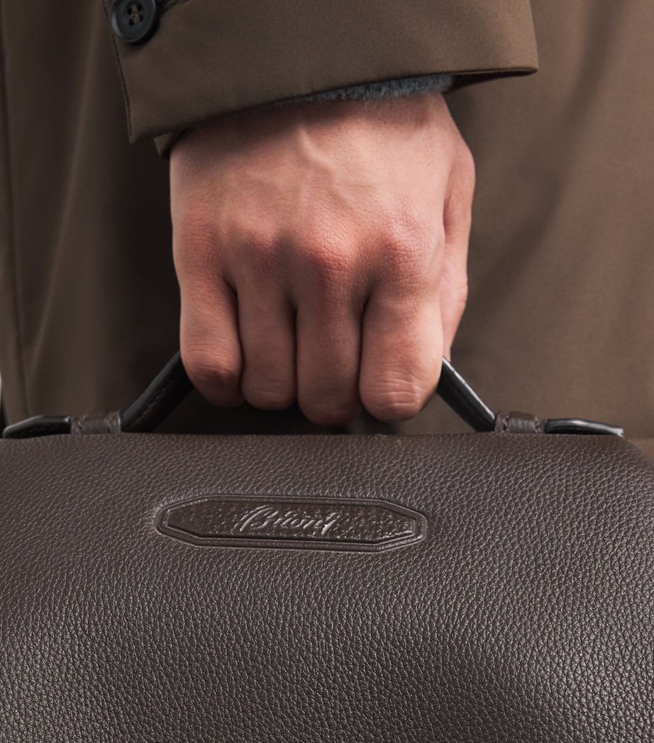 Grained Leather Backpack 2110 Image 5