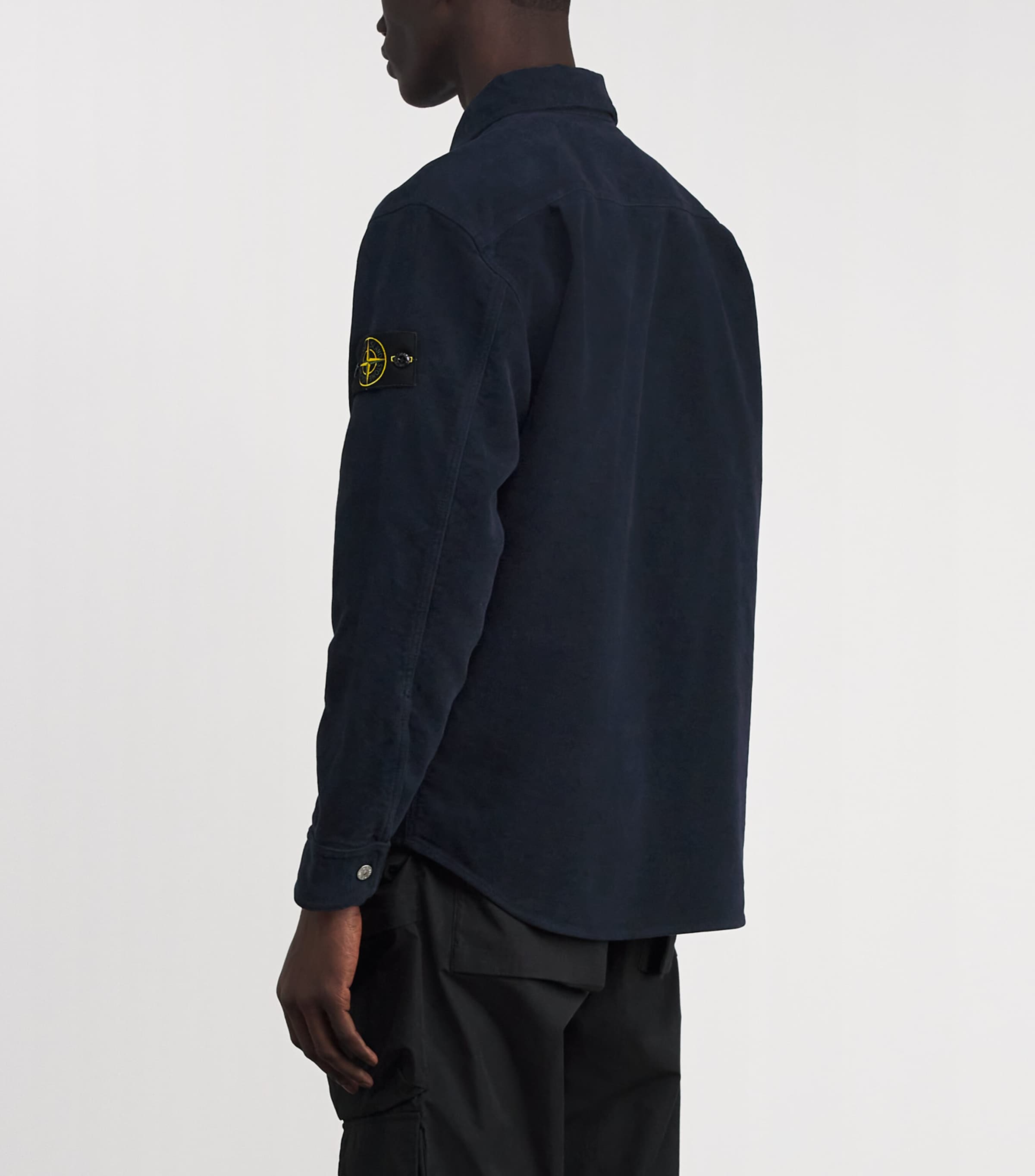 Cotton Button-Up Shirt V0020 Image 4