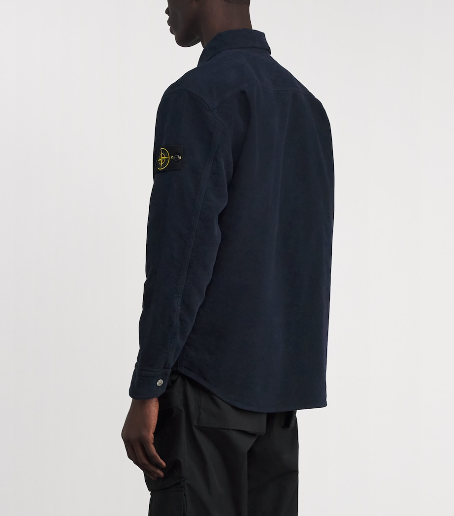 Cotton Button-Up Shirt V0020 Image 4