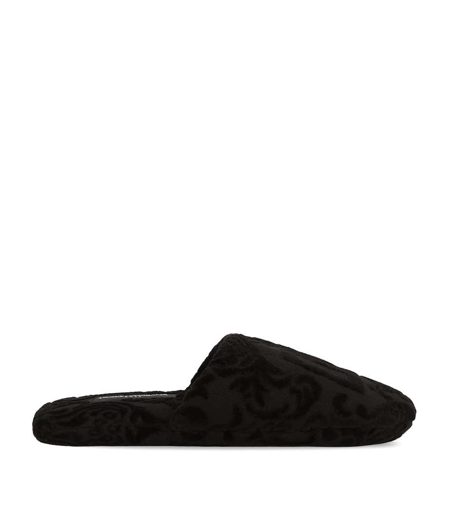 DG Logo Slippers U0008-NERO Image 1
