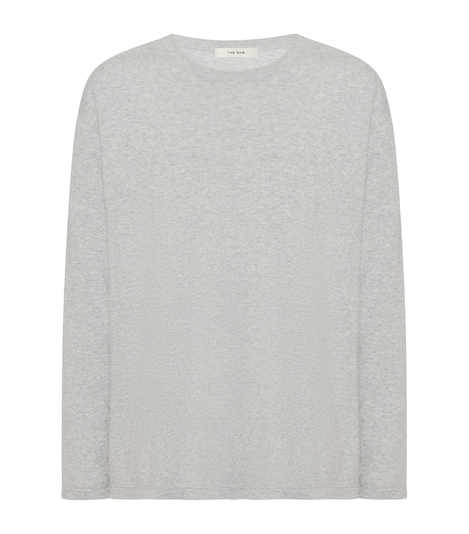 Kamiro Brushed Cotton T-Shirt GREY MELANGE Image 1