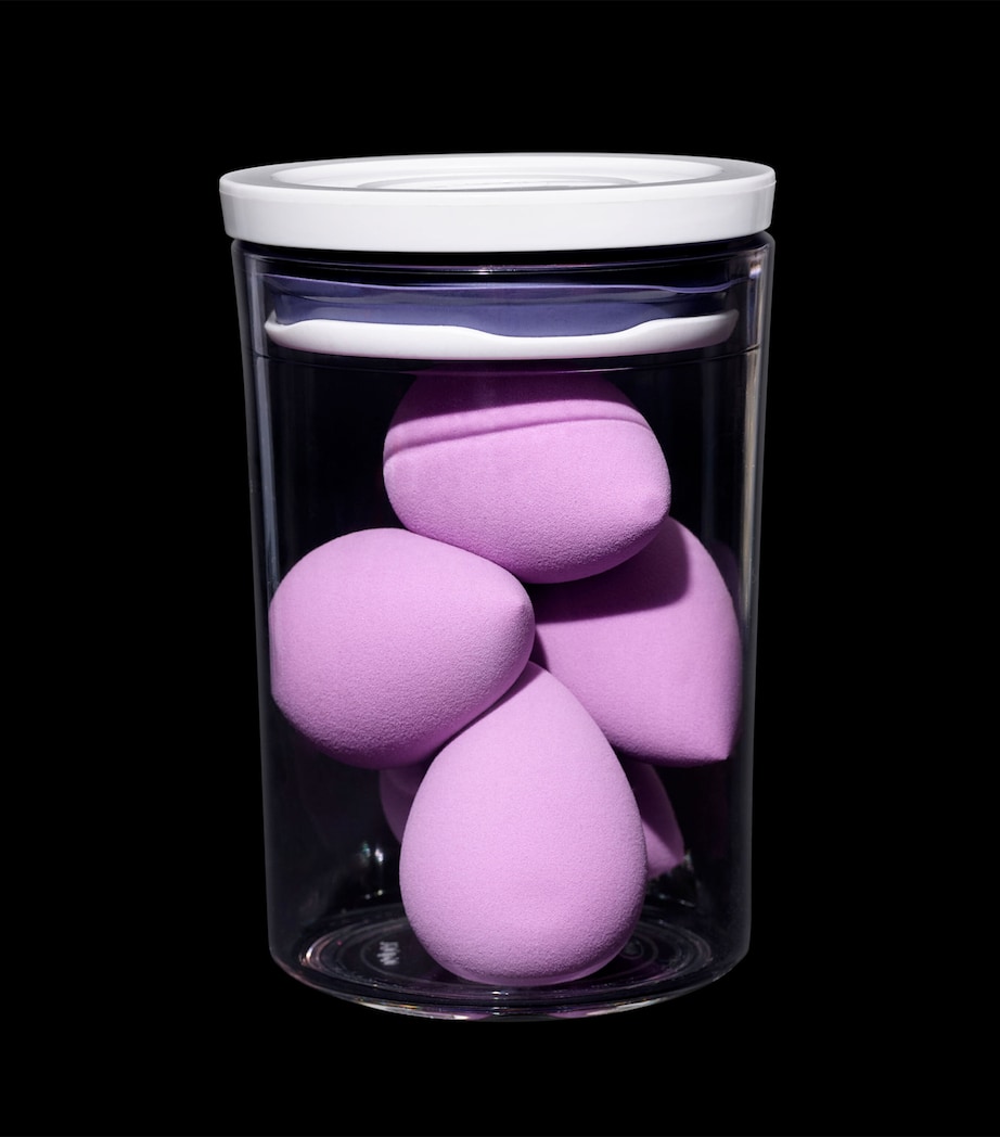 Set of 3 POP Canisters CLEAR/WHITE Image 11