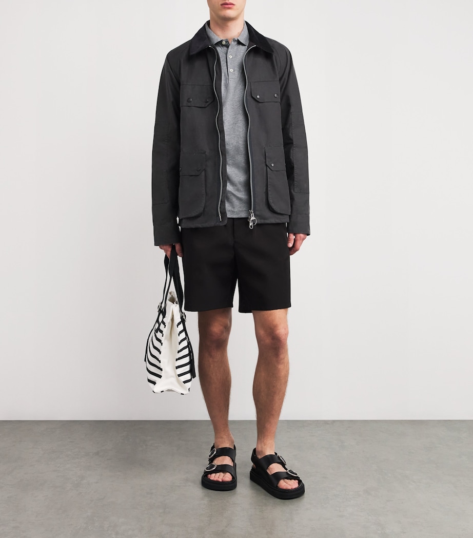 Cotton Custom-Fit Polo Shirt STEEL HEATHER Image 2