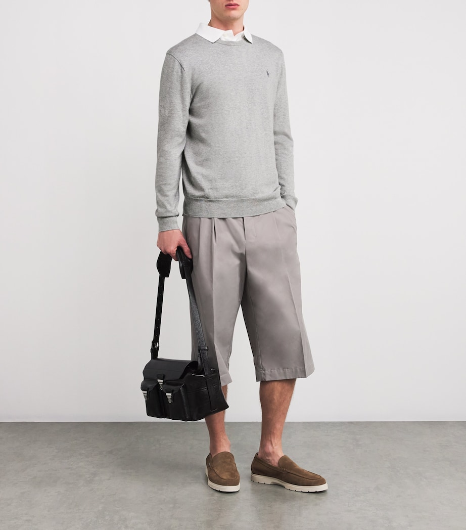 Pima Cotton Sweater ANDOVER GREY HEATHER Image 2