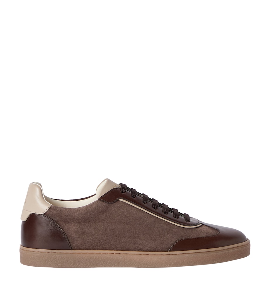 Brunello Cucinelli Suede-Leather Sneakers Image 1