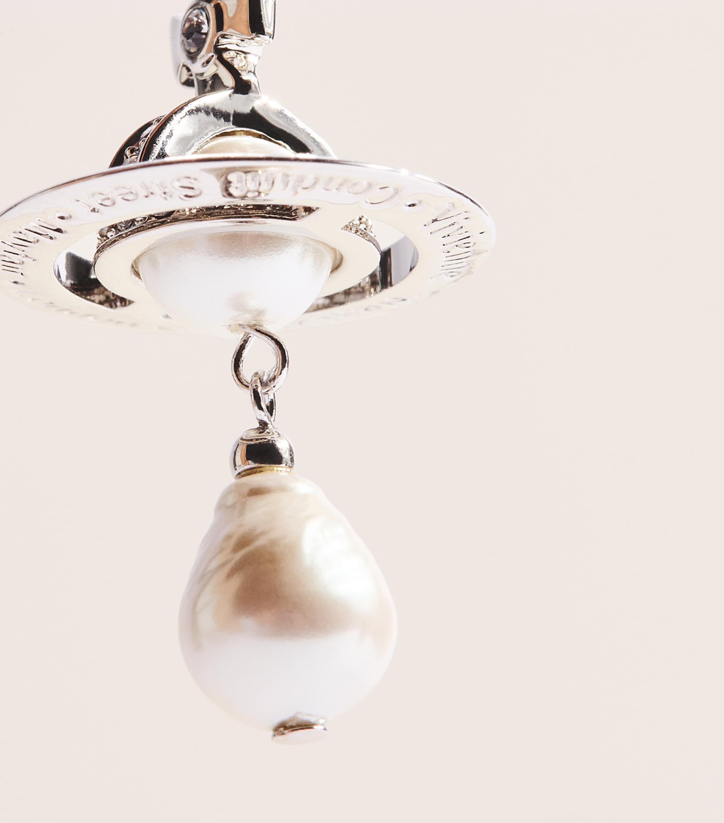 Vivienne Westwood Aleksa Pendant Necklace Pl/cr Rs Prl/cr Image 4
