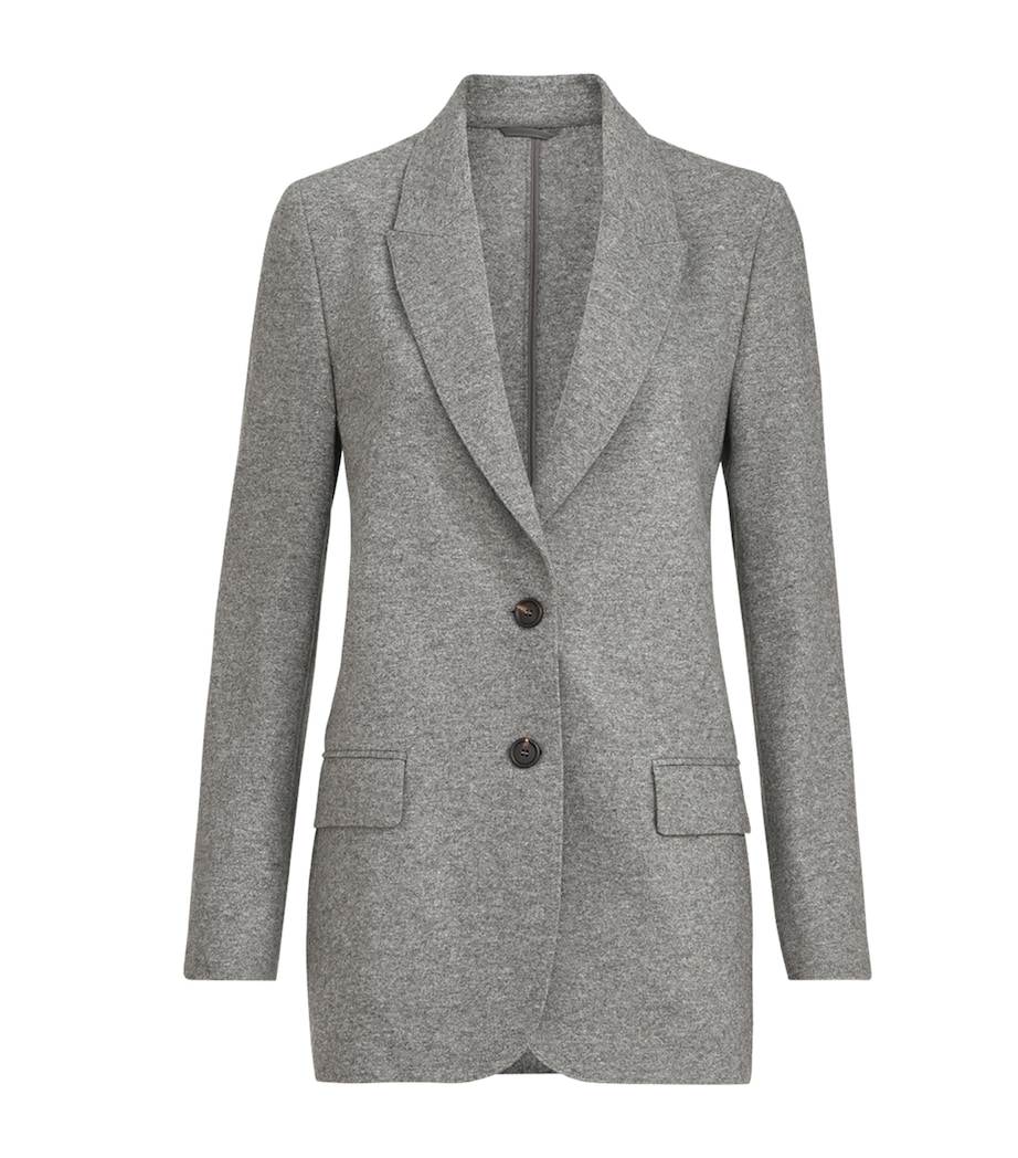 Brunello Cucinelli Womens Cashmere Jersey Blazer Image 1