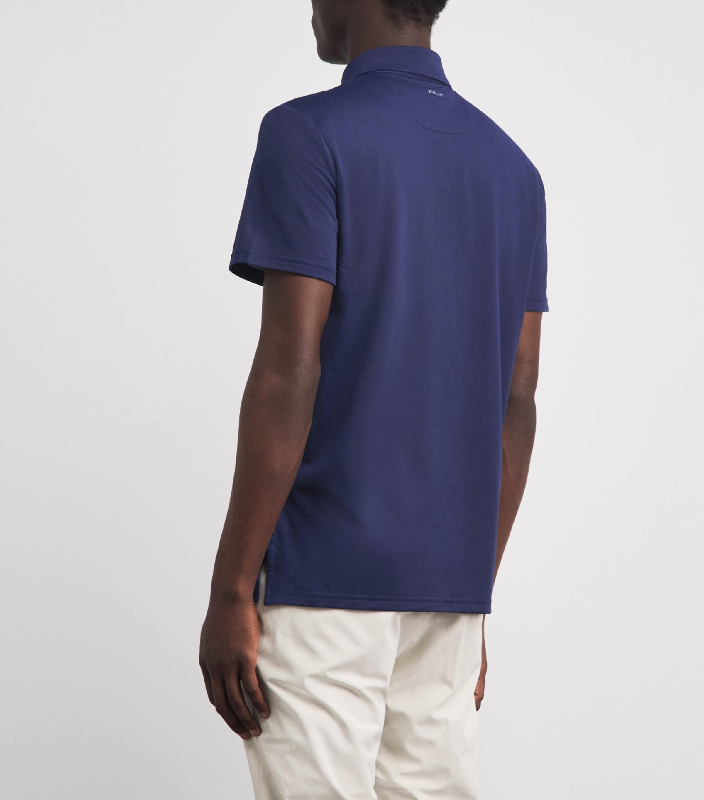 RLX Ralph Lauren Mens Tailored Fit Performance Polo Shirt Refined Navy Image 5