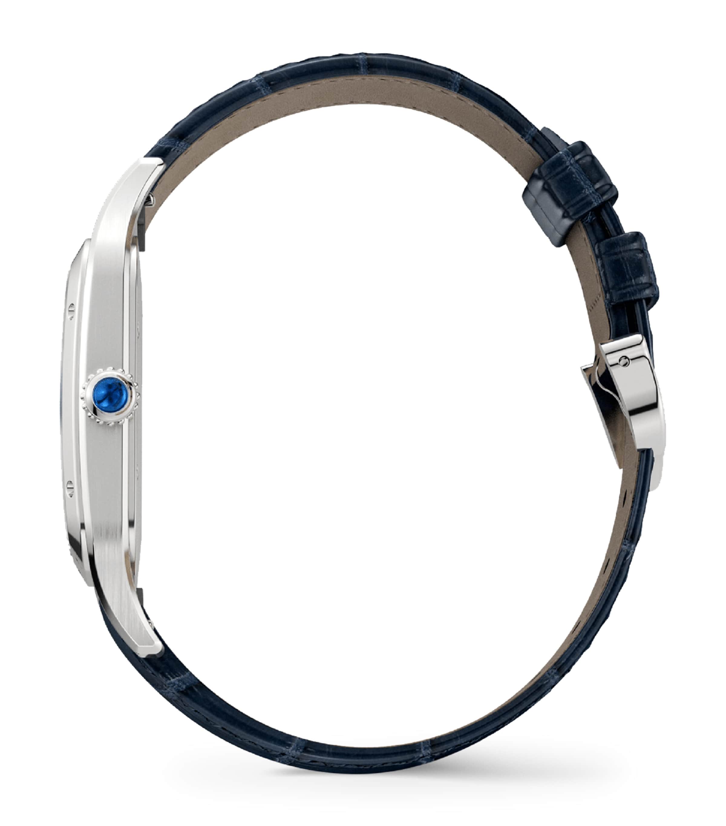 Stainless Steel Santos-Dumont Watch 46.6mm SILVER Image 5