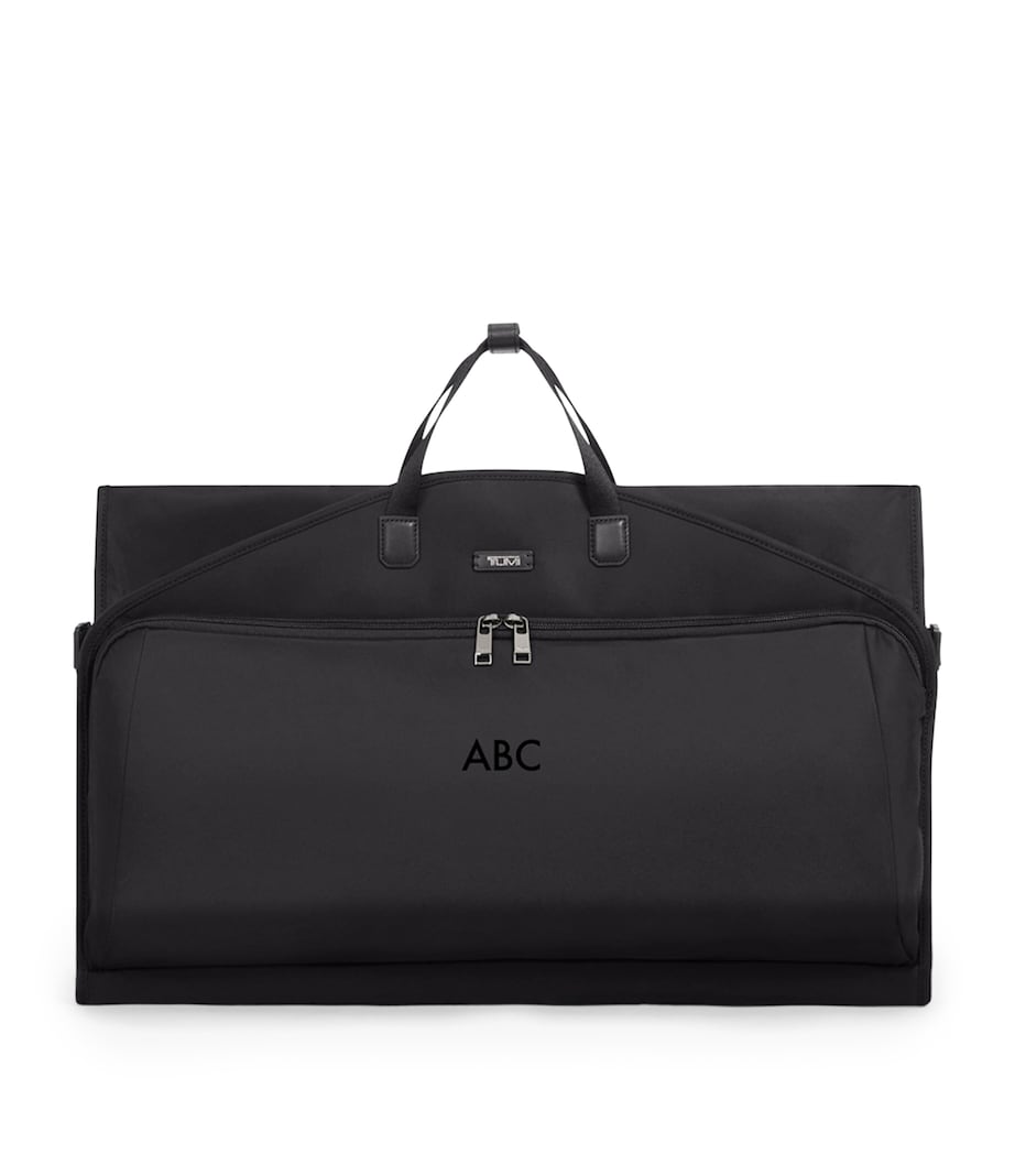 Nylon Garment Bag BLACK Image 1