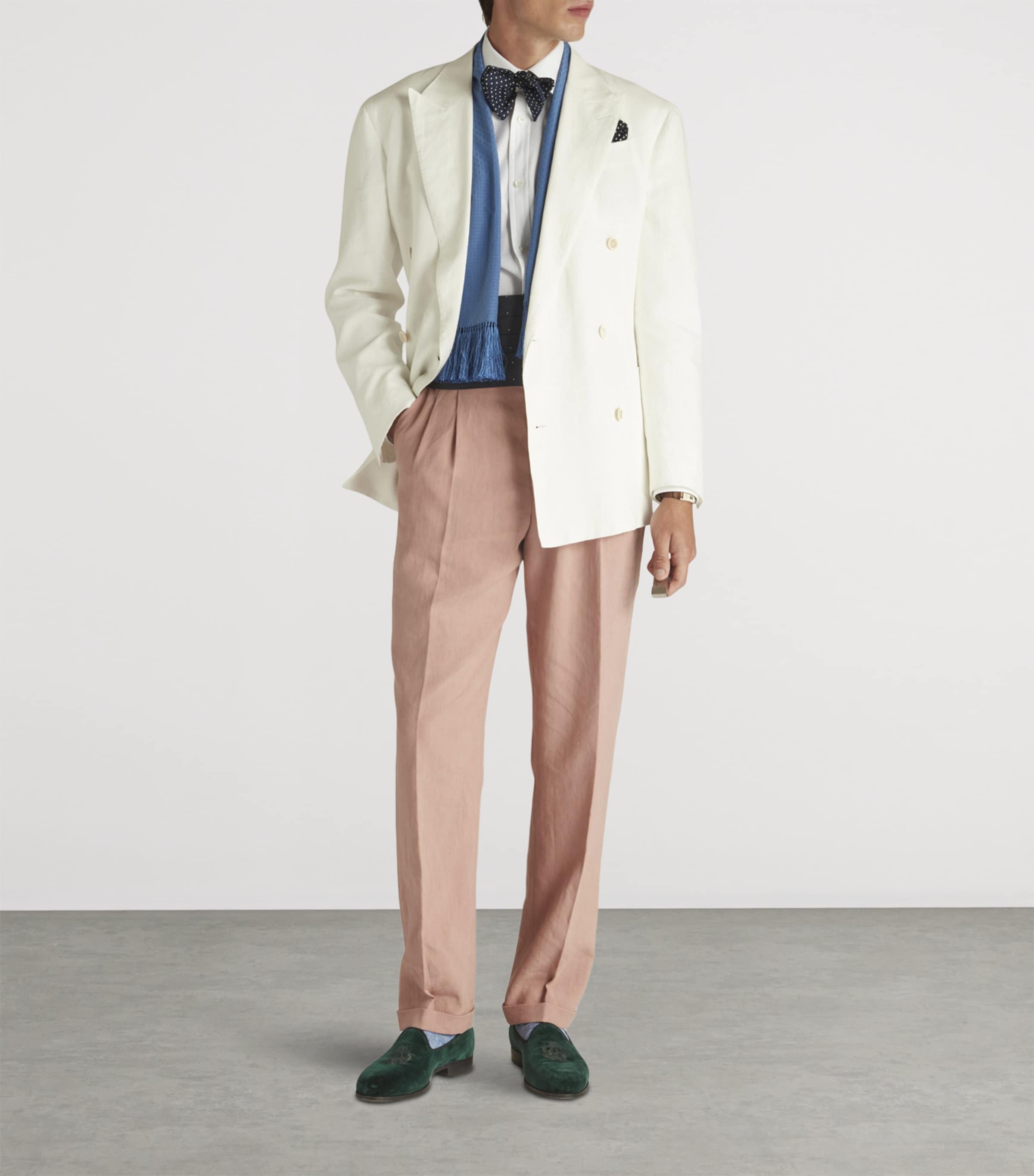 Cotton Giro Inglese Shirt 100WHITE Image 2