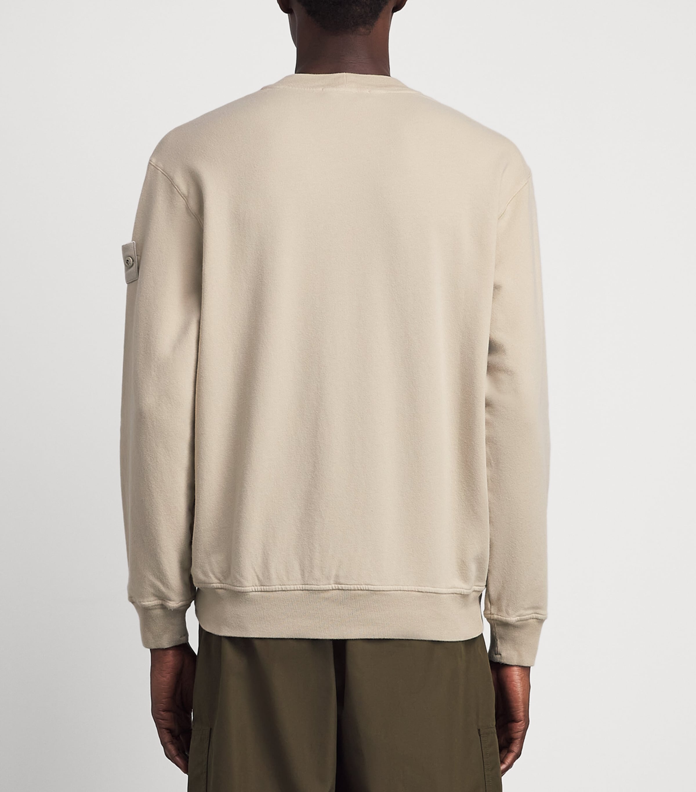 Stone Island Mens Cotton-Blend Ghost Sweatshirt Image 5
