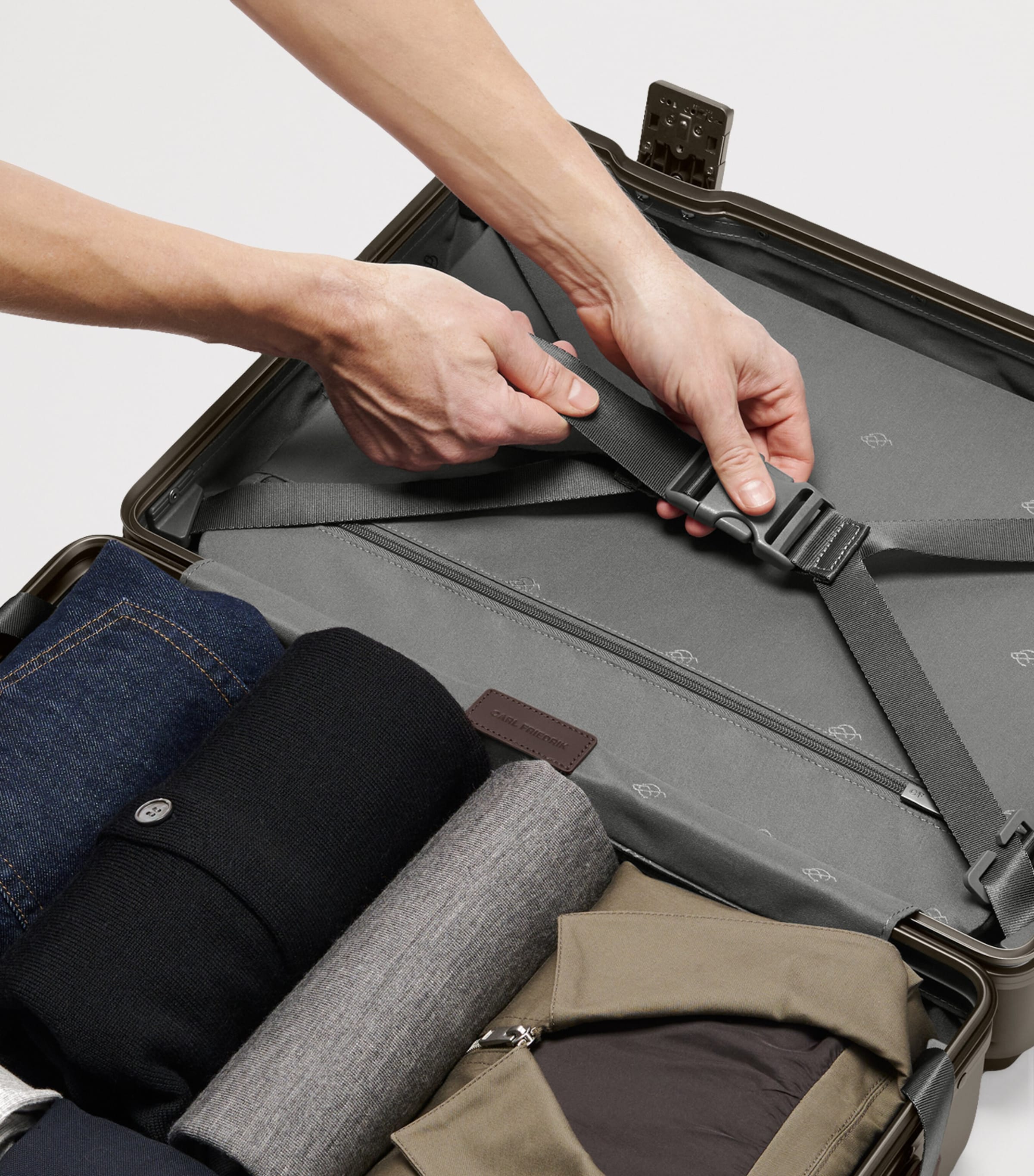 Carl Friedrik Green The Carry-On X Suitcase (55cm) | Harrods US