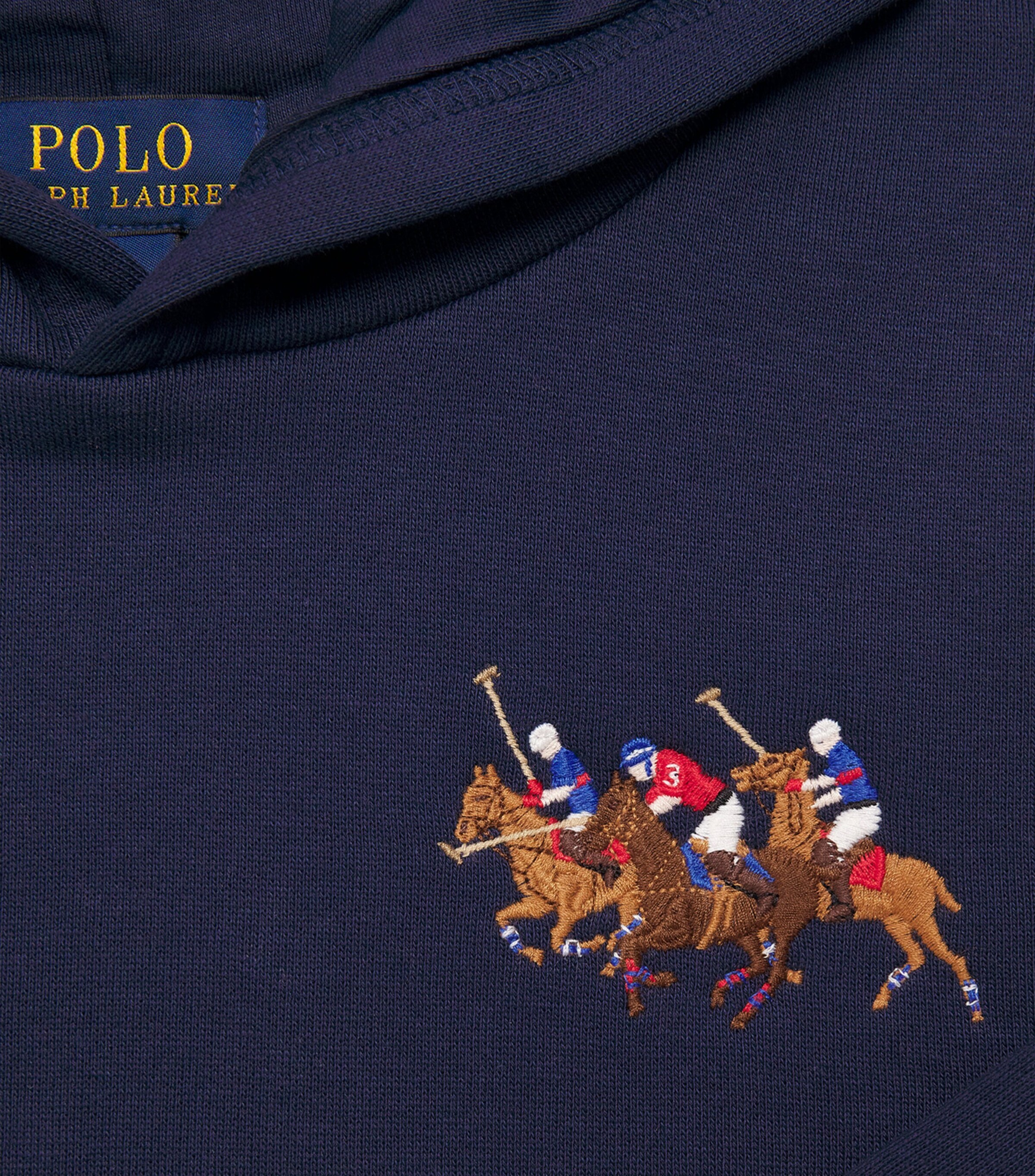 Cotton-Blend Hoodie (6-14 Years) NAVY Image 3