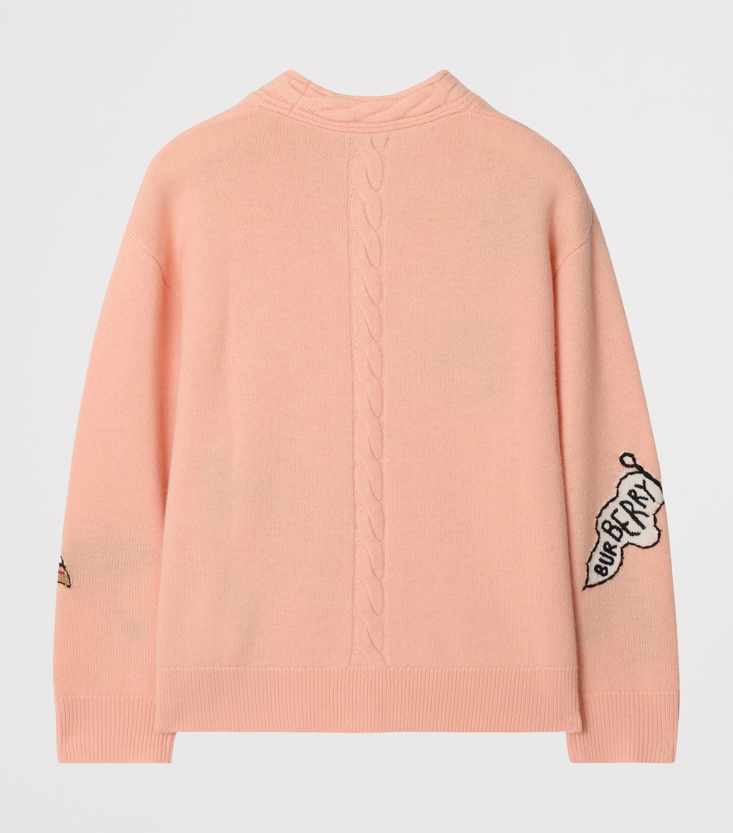 Wool London Guards Cardigan (3-12 Years) LIGHT PINK Image 2