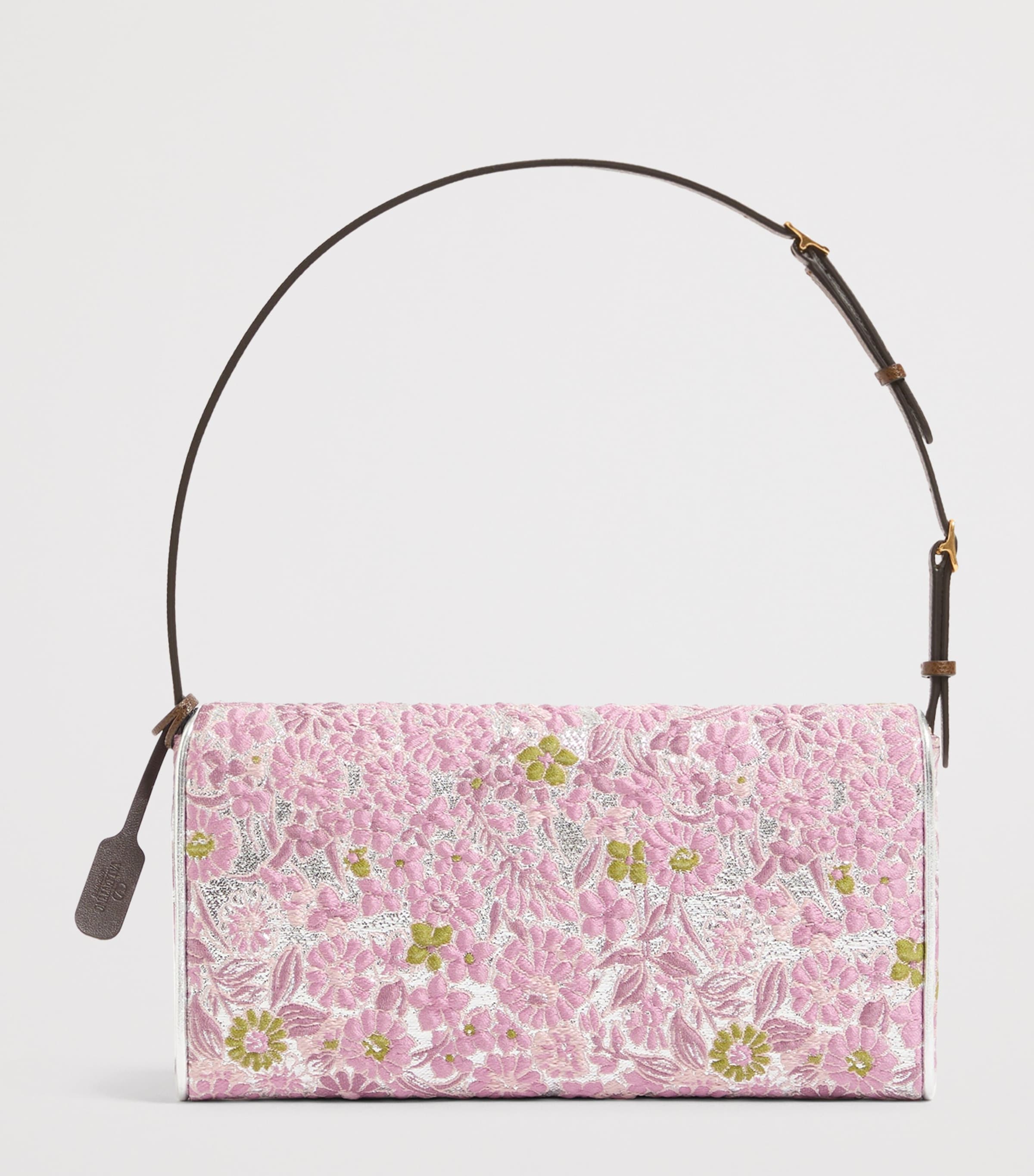 Valentino Garavani Floral Embroidered DeVain Shoulder Bag Image 4