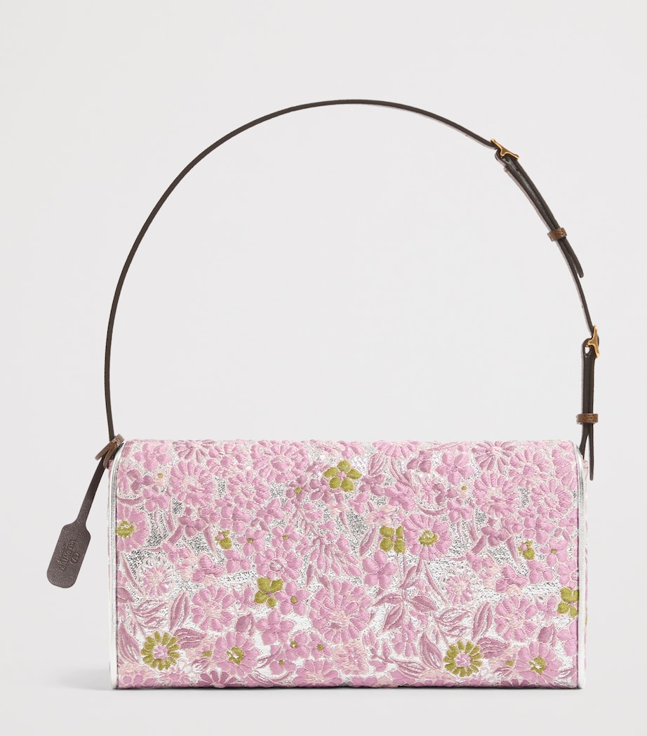 Valentino Garavani Floral Embroidered DeVain Shoulder Bag Image 4