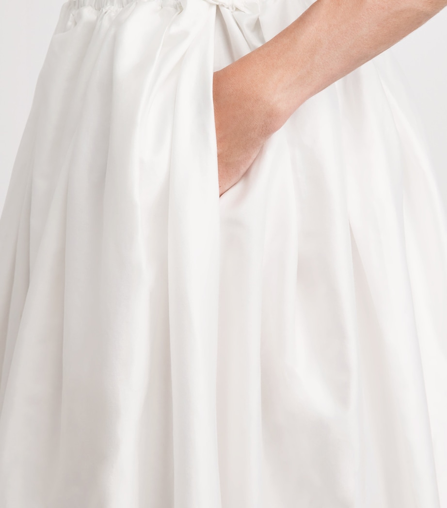 CAMILLA AND MARC Womens Cotton Zaya Maxi Skirt Cream Mcrm Image 3