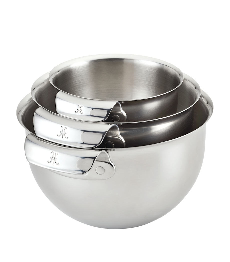 Stainless Steel Mixing Bowls (Set of 3) SILVER Image 2