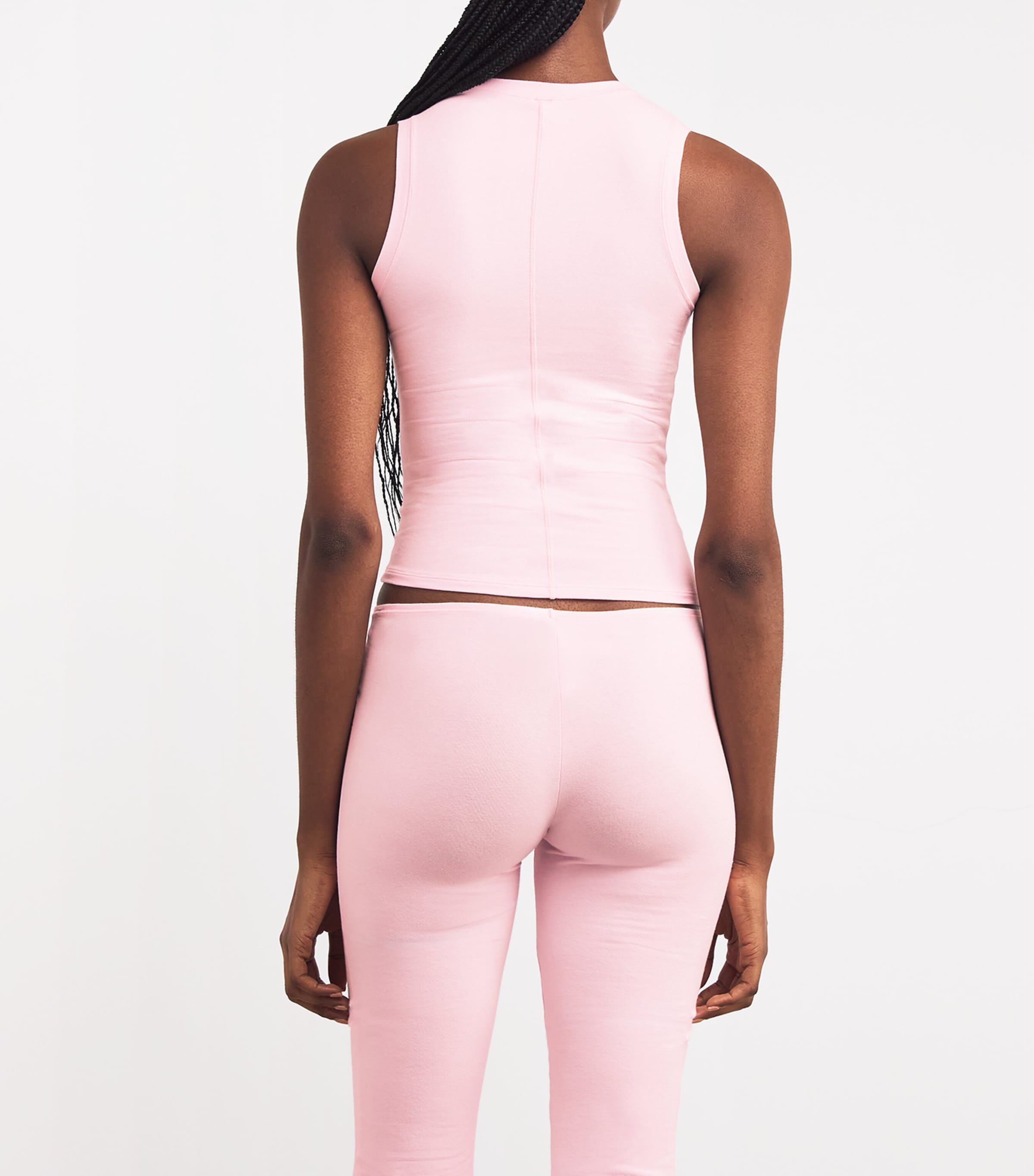 Skims Stretch-Cotton Jersey Heart Tank Top | Harrods US