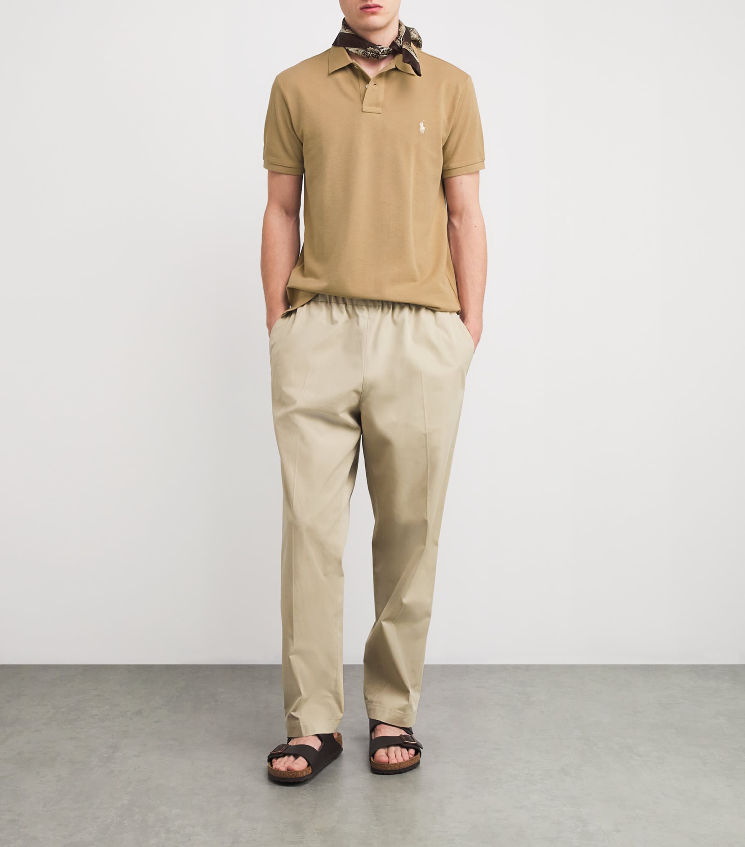 Polo Pony Polo Shirt TAN/CRM PP Image 2