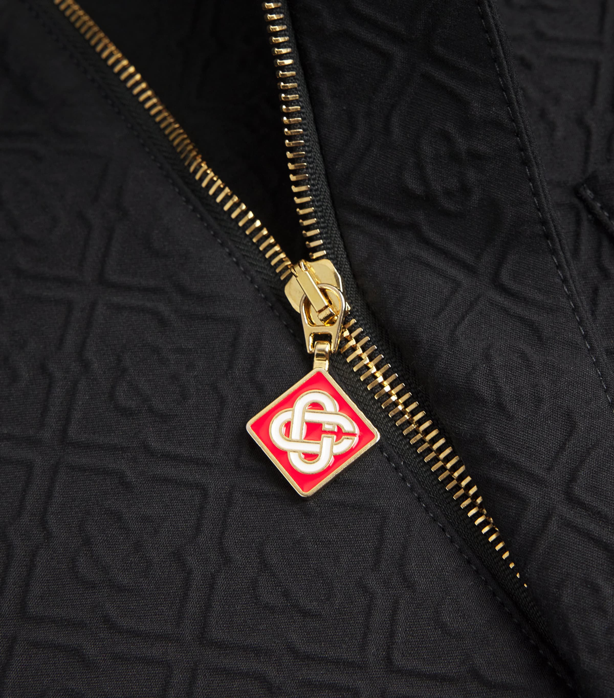 Jacquard Monogram Jacket BLACK Image 5