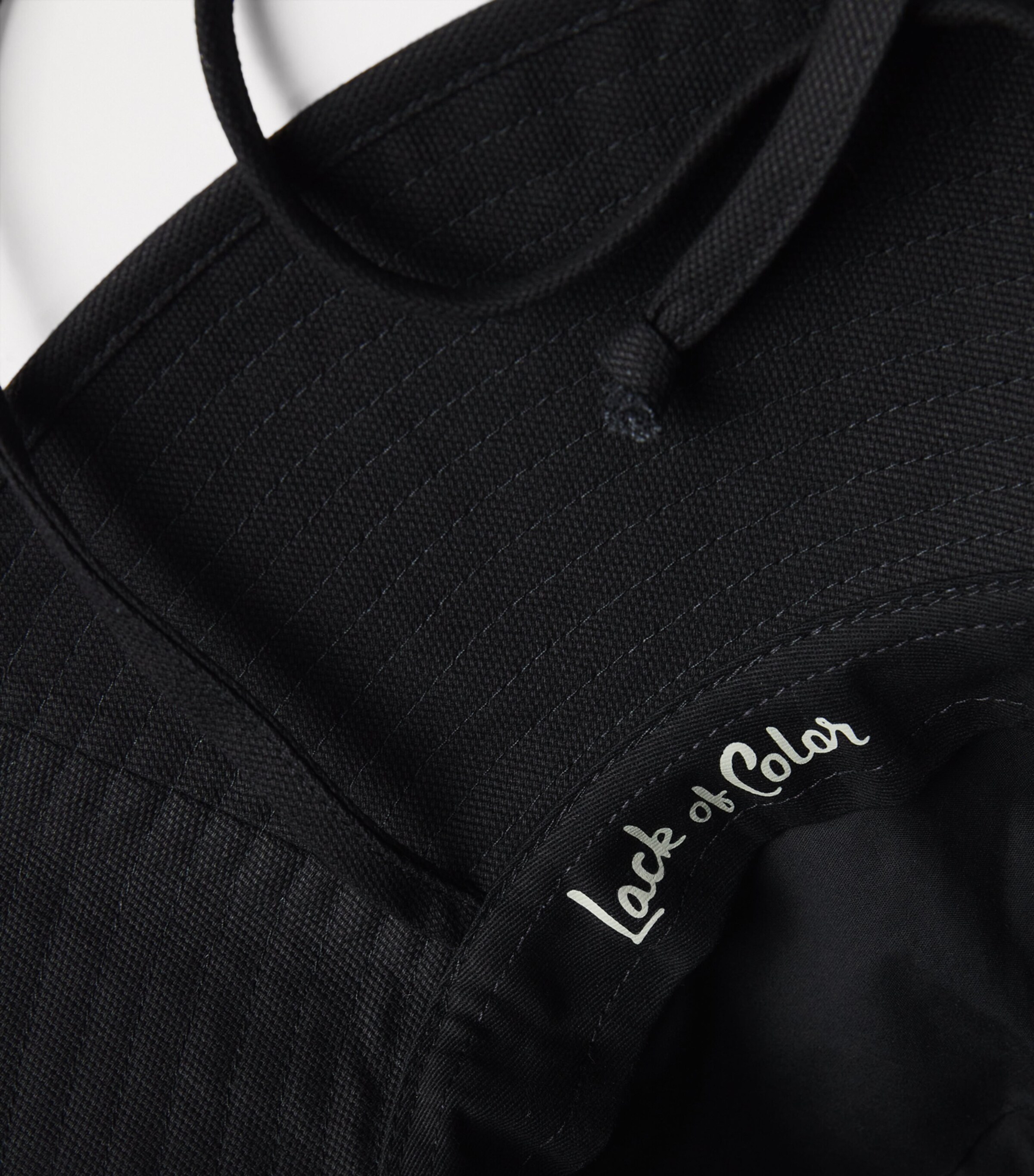 Cotton Holiday Bucket Hat BLACK Image 6