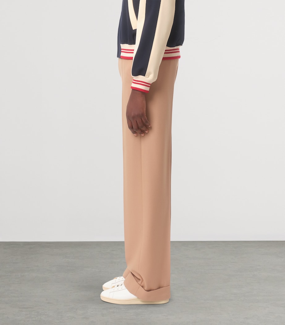 Wool Wide-Leg Trousers 9RN Image 3