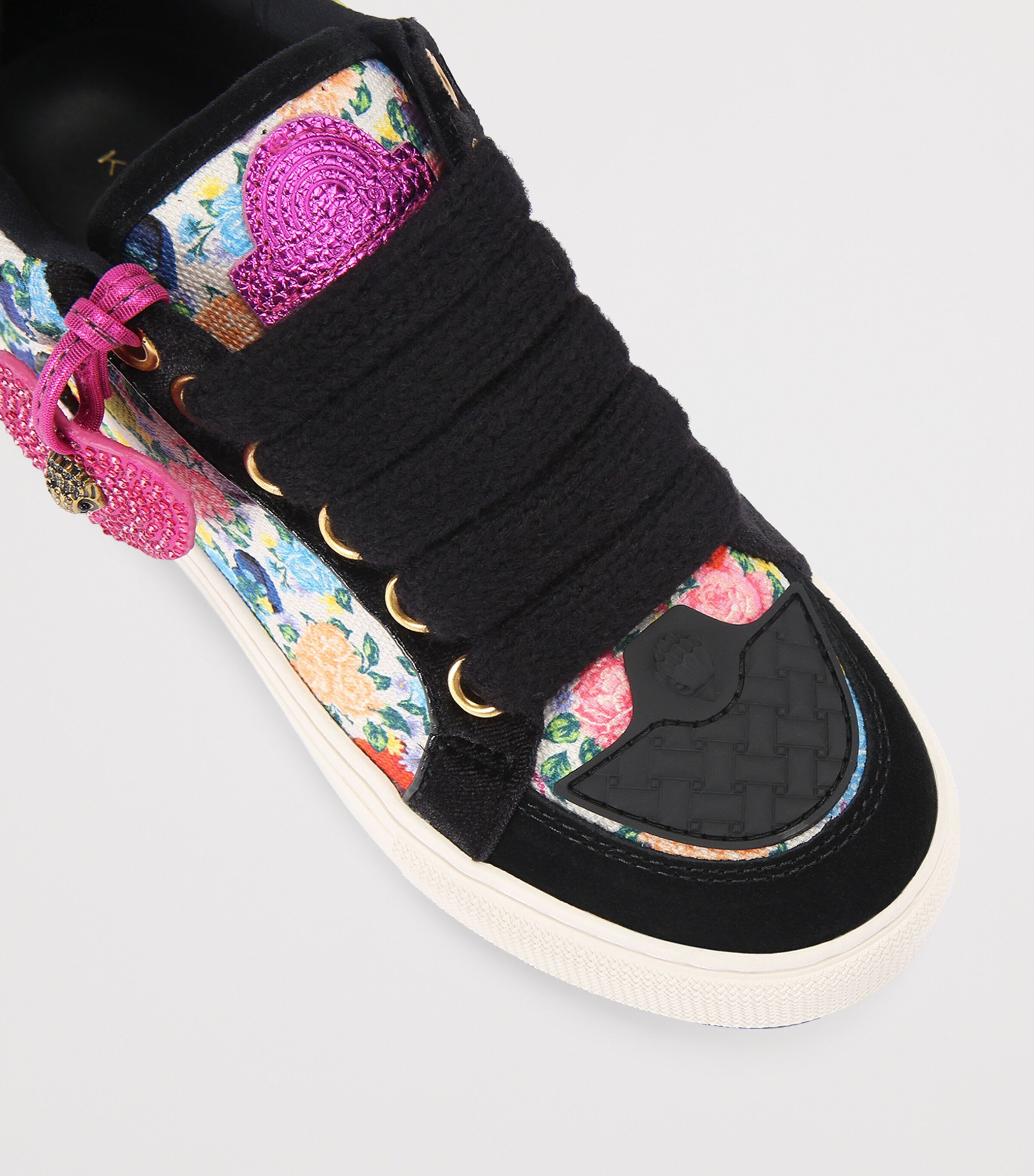 Floral Southbank Tag Sneakers BLACK/COMB Image 3