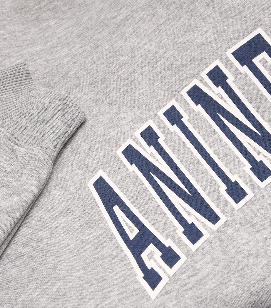 Cotton-Blend Spencer Sweatshirt GREY MELANGE Image 5
