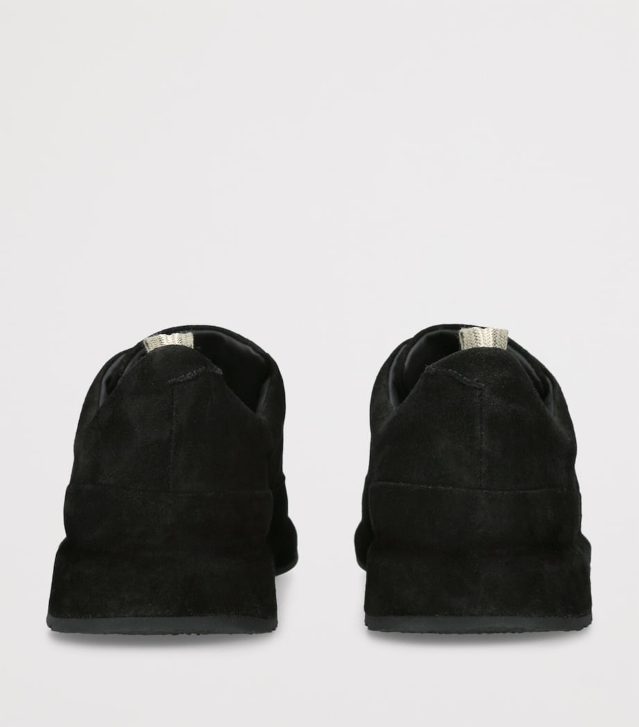 Officine Creative Suede Race Sneakers Black Image 2