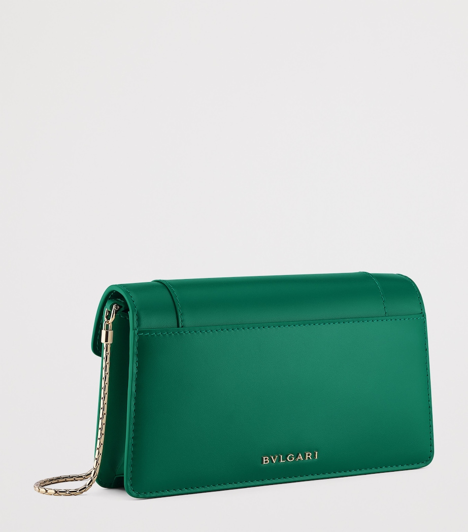 Serpenti Forever Chain Wallet GREEN LIGHT Image 3
