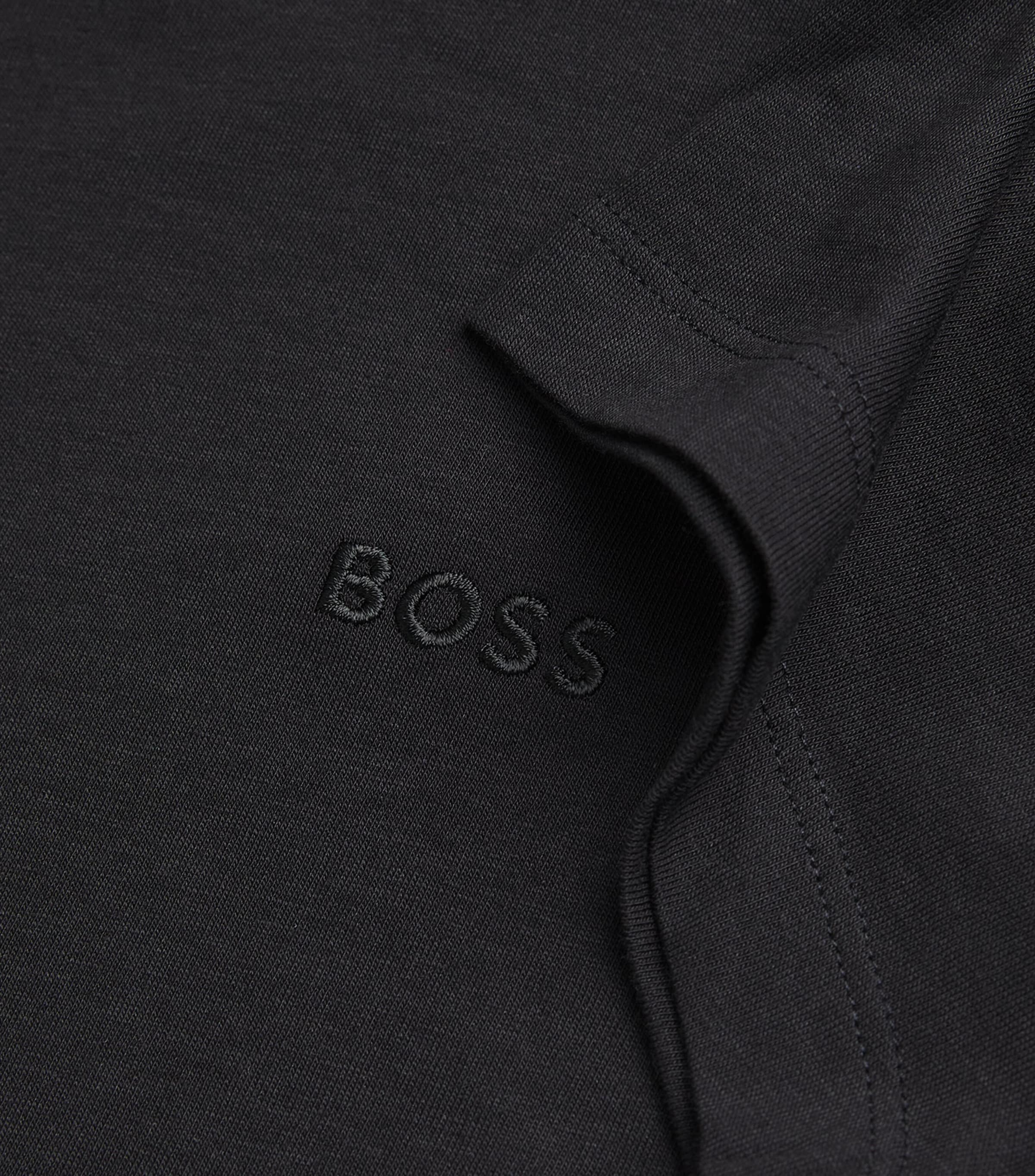 Cotton Logo T-Shirt (Pack of 3) 001-BLACK Image 5