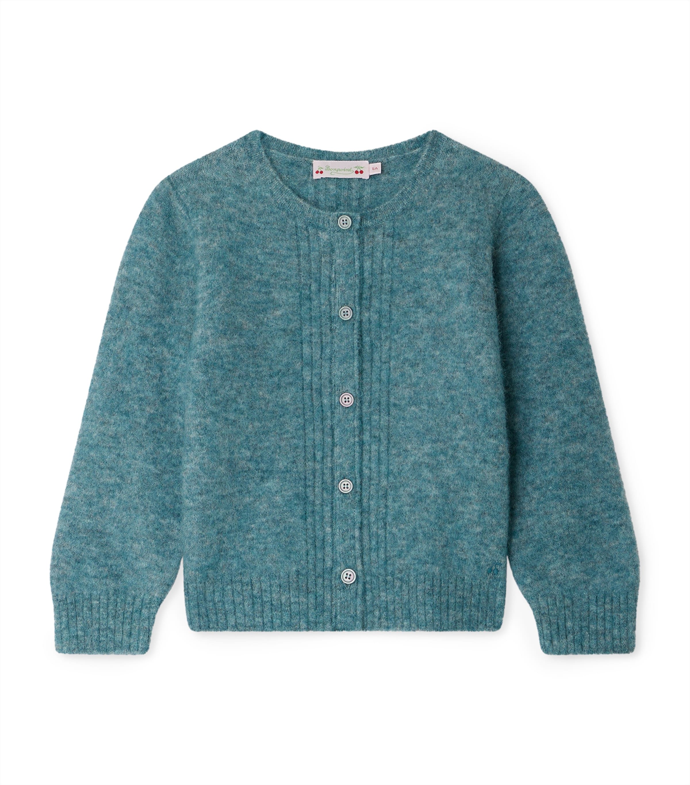 Bonpoint Wool-alpaca-blend Jeana Cardigan In Orange