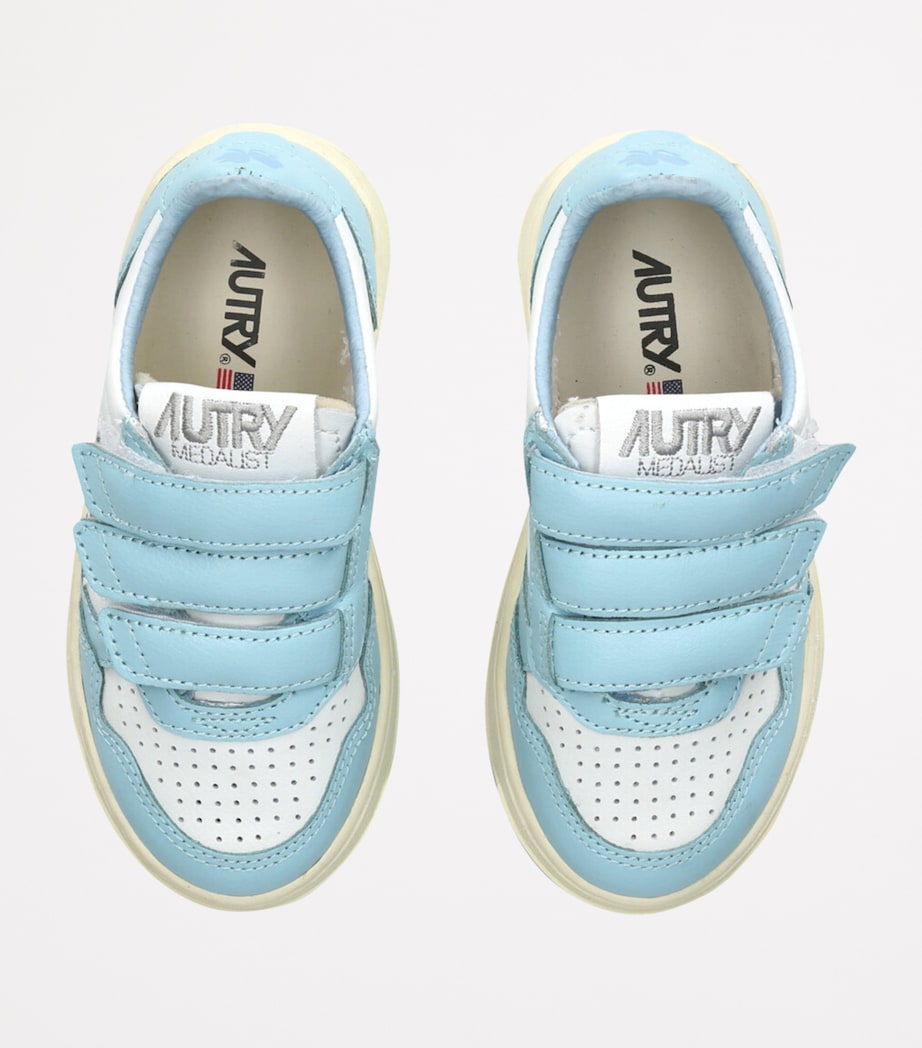 Leather Kidstripes Sneakers PALE BLUE Image 4