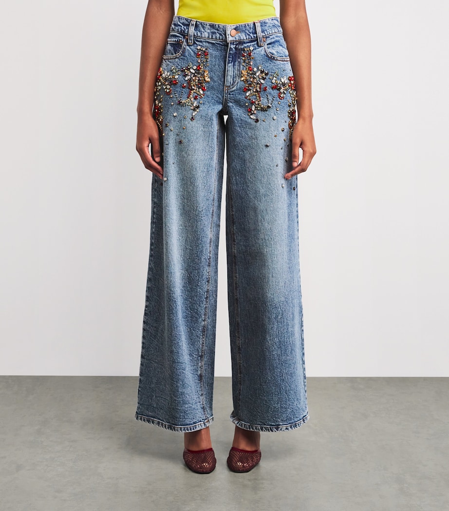 Embellished Amazing Relaxed Jeans BROOKLYN BLUE E437 Image 3