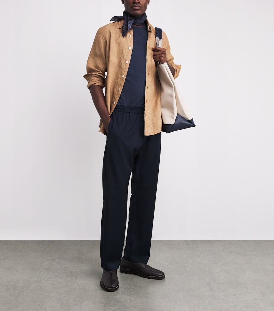 Cotton T-Shirt 16 BLUE NAVY Image 2