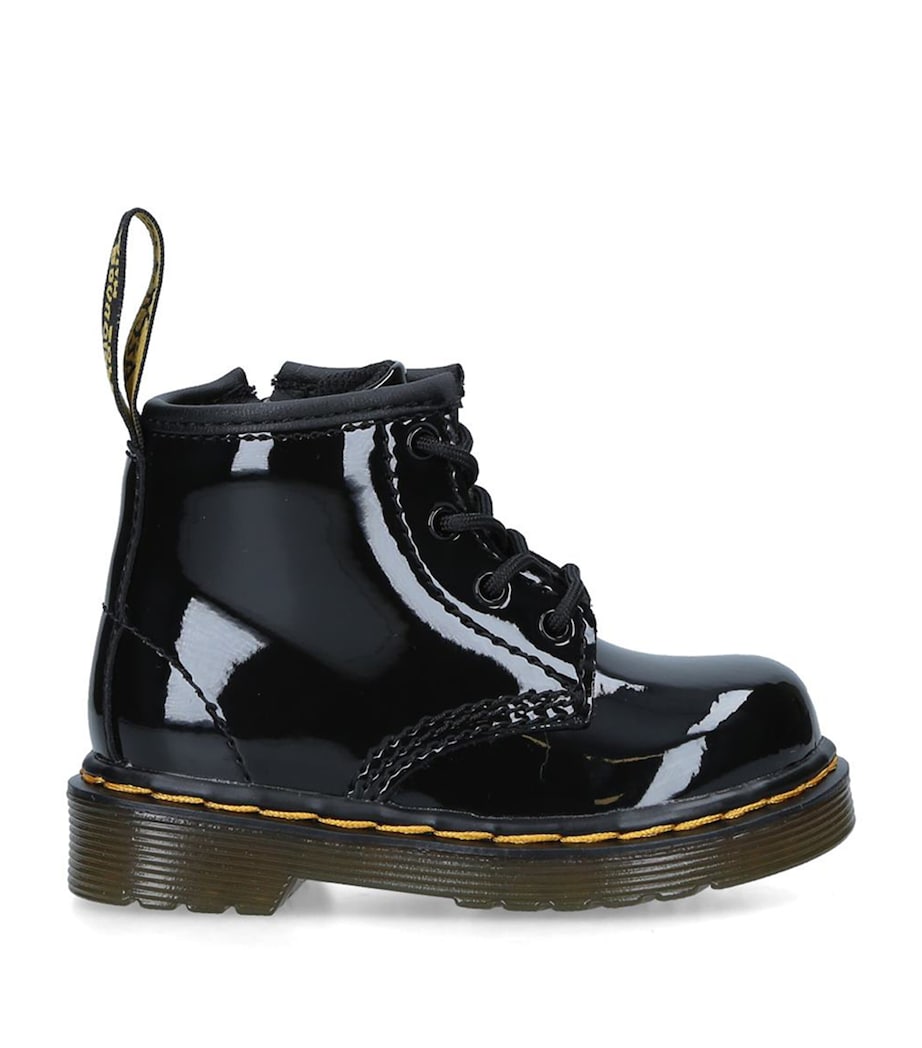 Leather Vintage 1460 Boots BLACK Image 3