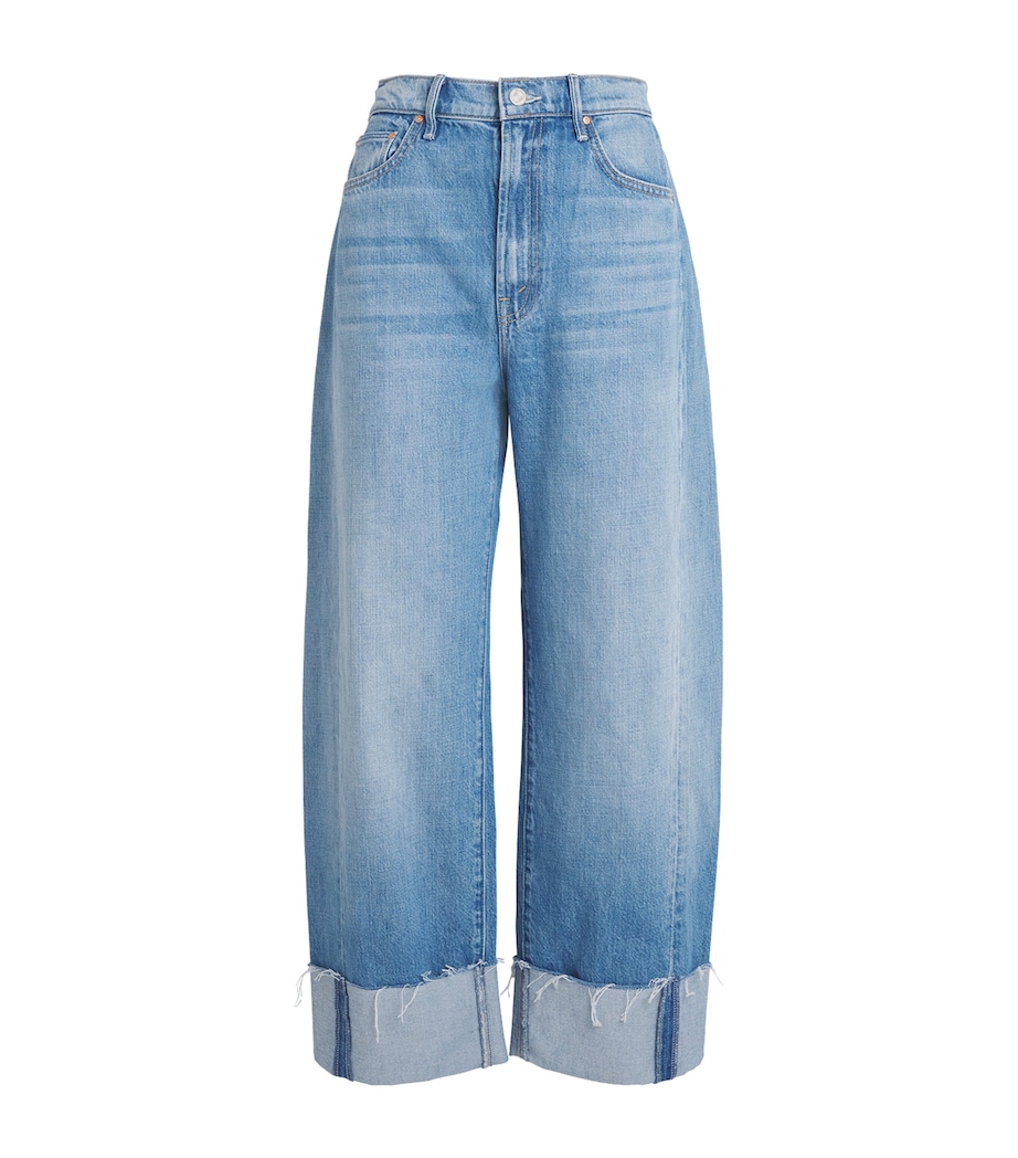 MOTHER Womens The Half-Pipe Ankle-Cuff Jeans Lbi Last Bite Image 1