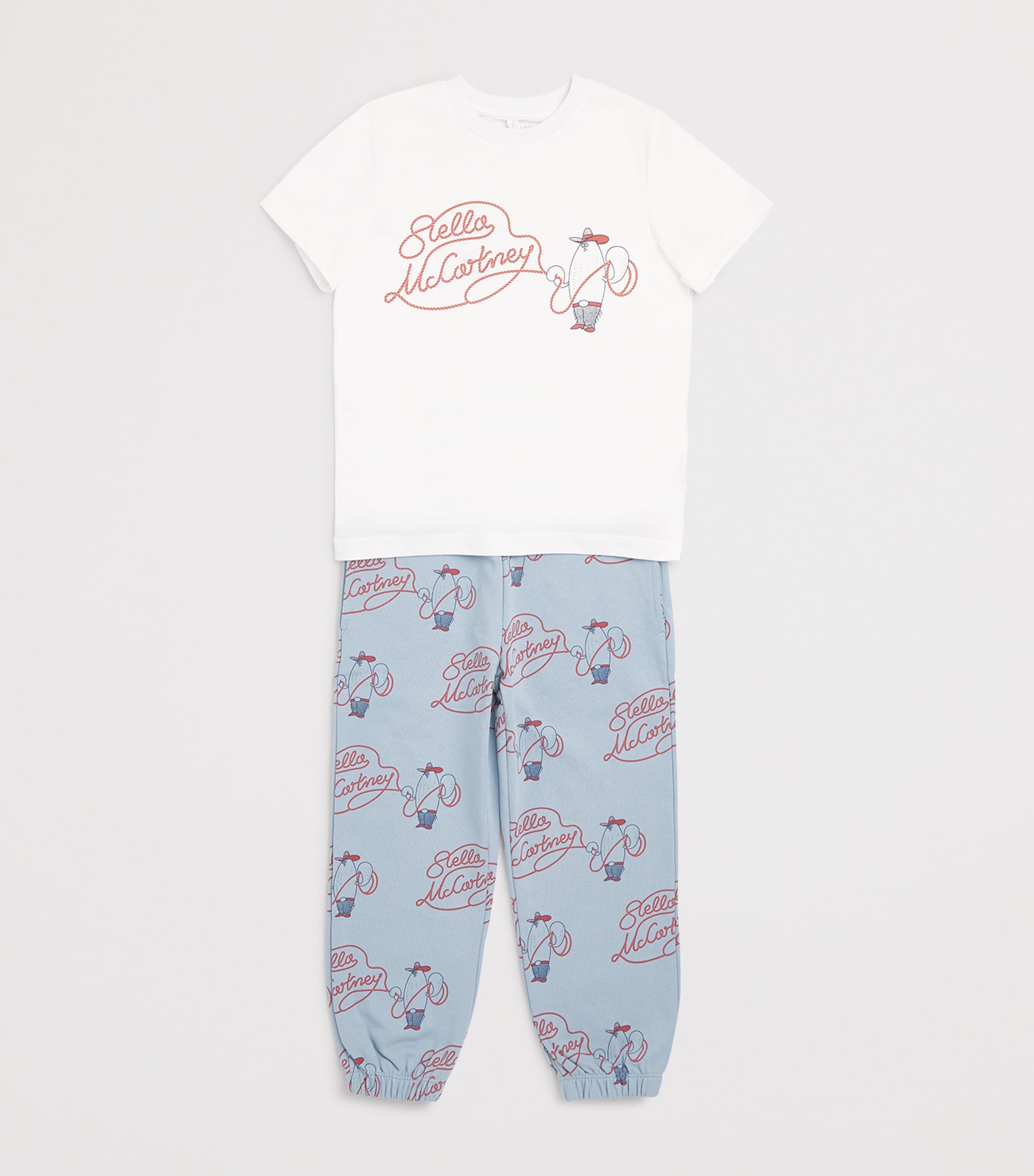 Stella McCartney Kids Cotton Lasso T-Shirt (3-14 Years) White Image 3