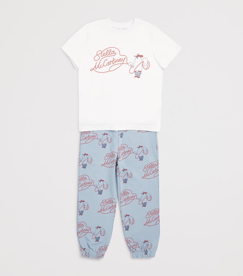 Stella McCartney Kids Cotton Lasso T-Shirt (3-14 Years) White Image 3