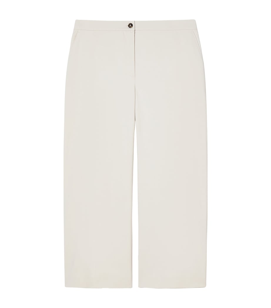 x Maccapani Cotton-Blend Tiglio Tailored Trousers SAND Image 1