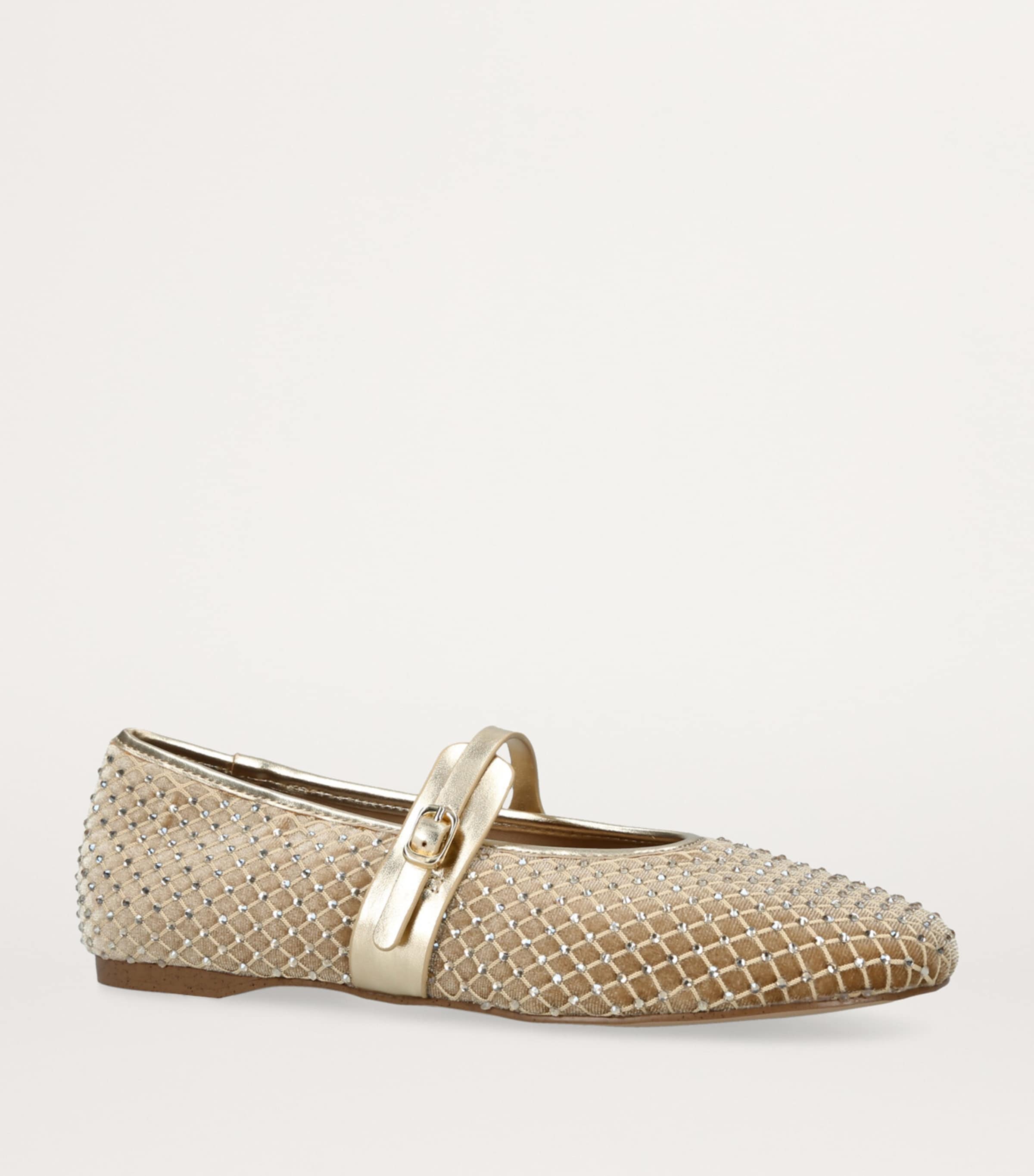 Mary Jane Crystal Ribbon Satin Flats 新品 Mary Jane Crystal Ribbon Satin Flats