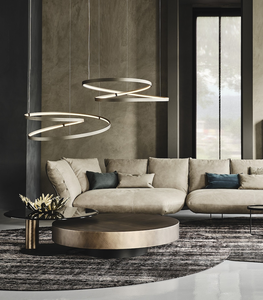 Glass Arena Bond Coffee Table FUME GLASS Image 2