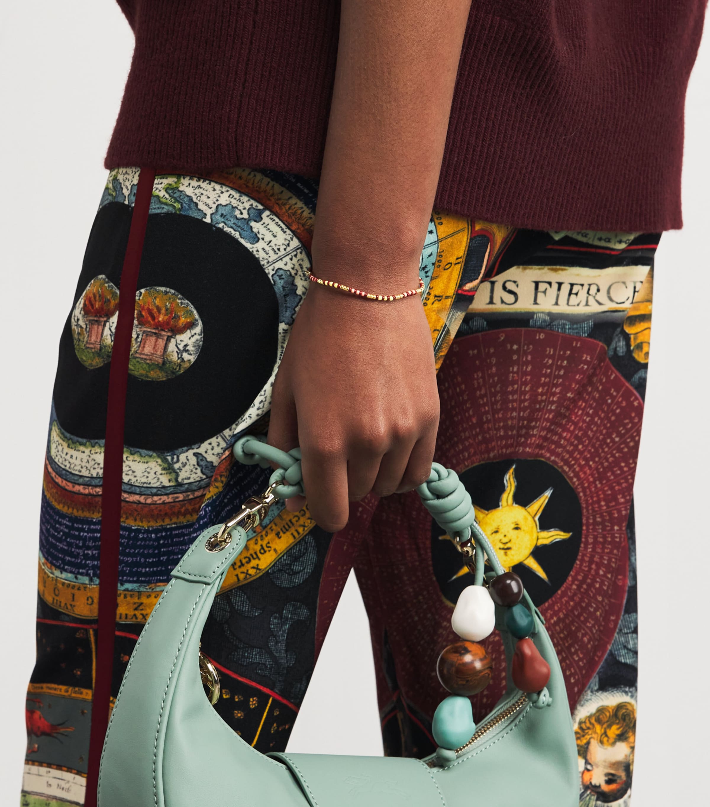 Gold-Plated Bundoran Bracelet TERRACOTTA Image 5