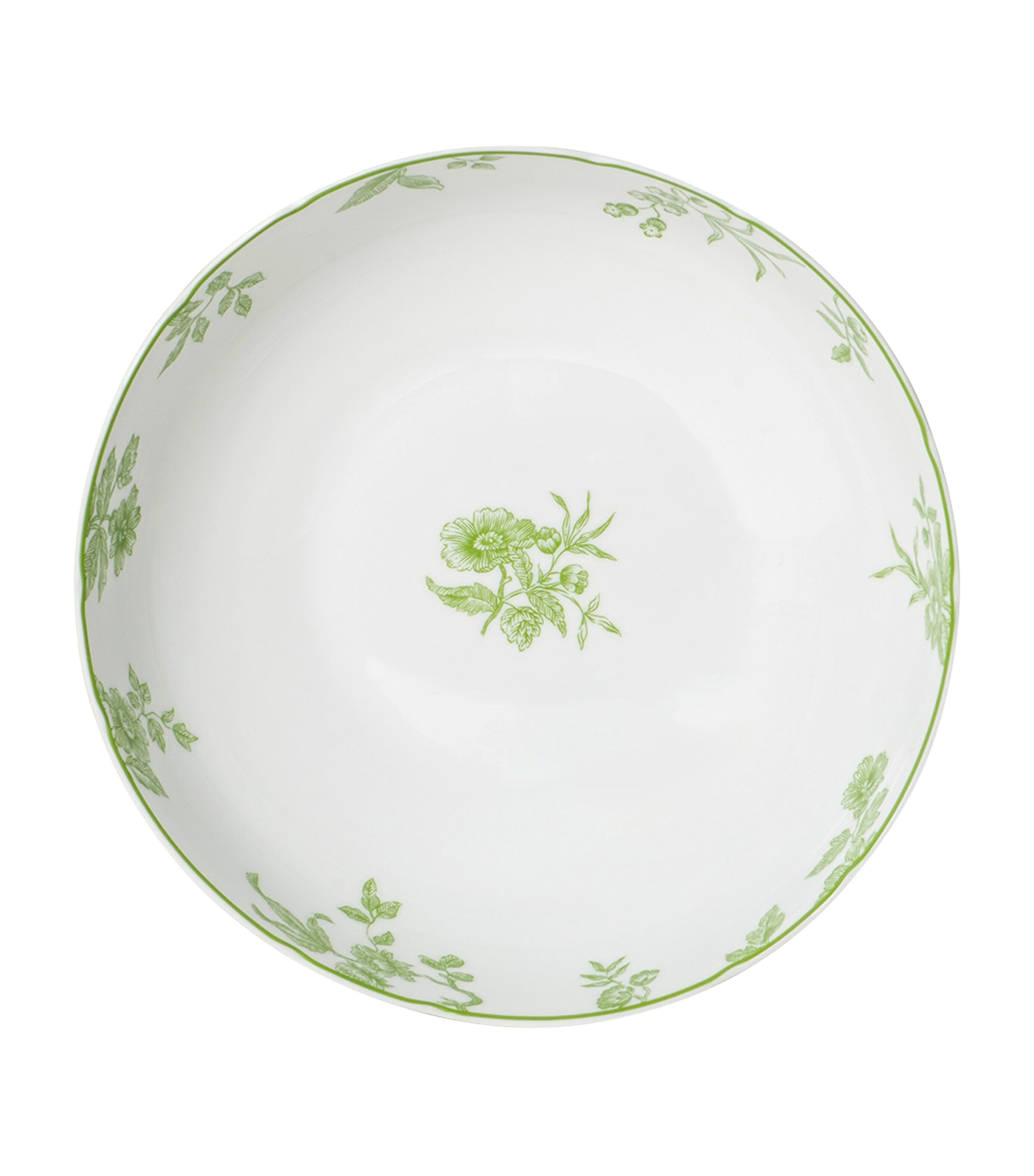 Bernardaud Porcelain Albertine Salad Bowl (25cm) Vert Image 2