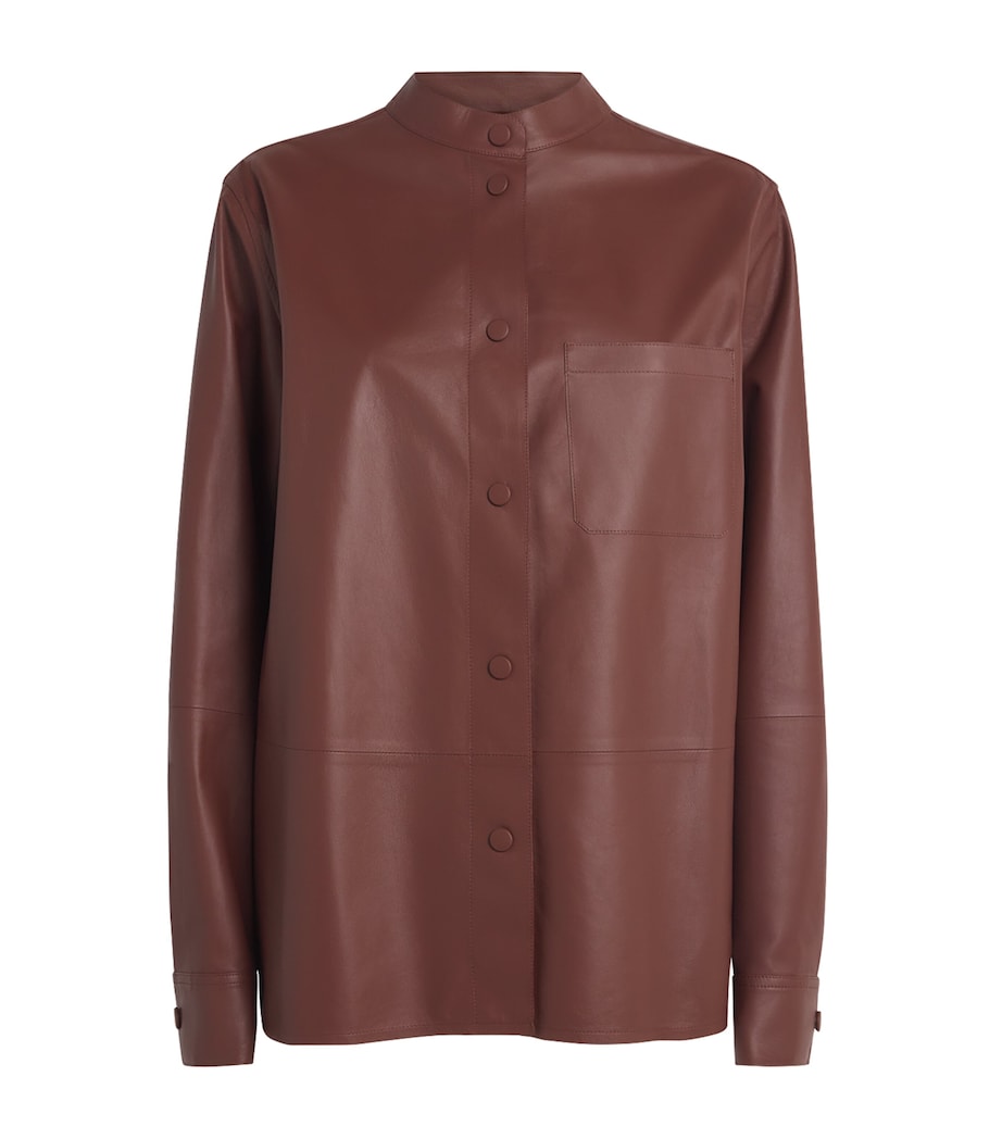Yves Salomon Womens Lambskin Shirt Image 1