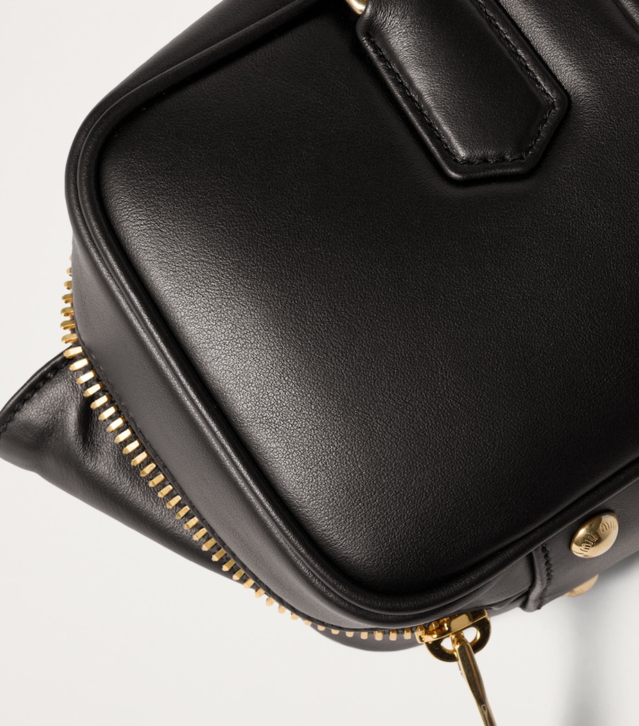 Leather Arcadie Top-Handle Bag F0002 Image 4