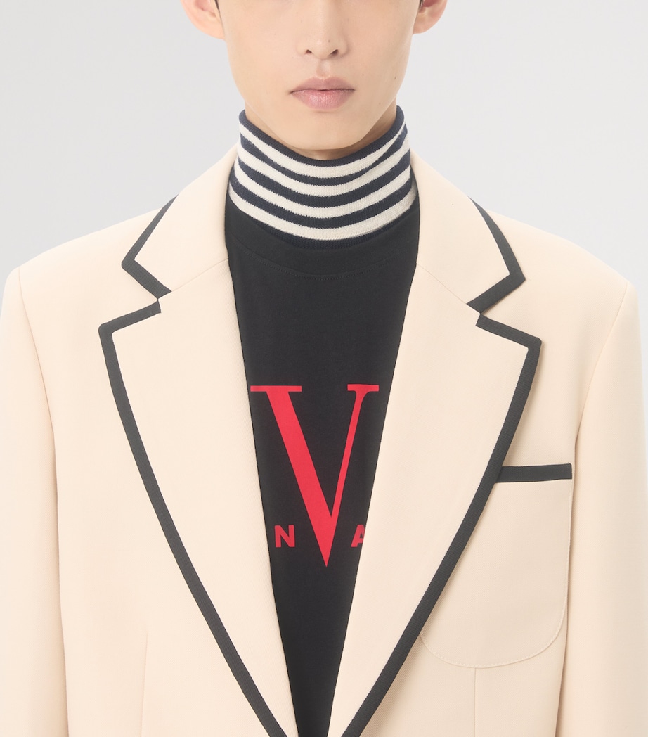 Virgin Wool Blazer 581 Image 6